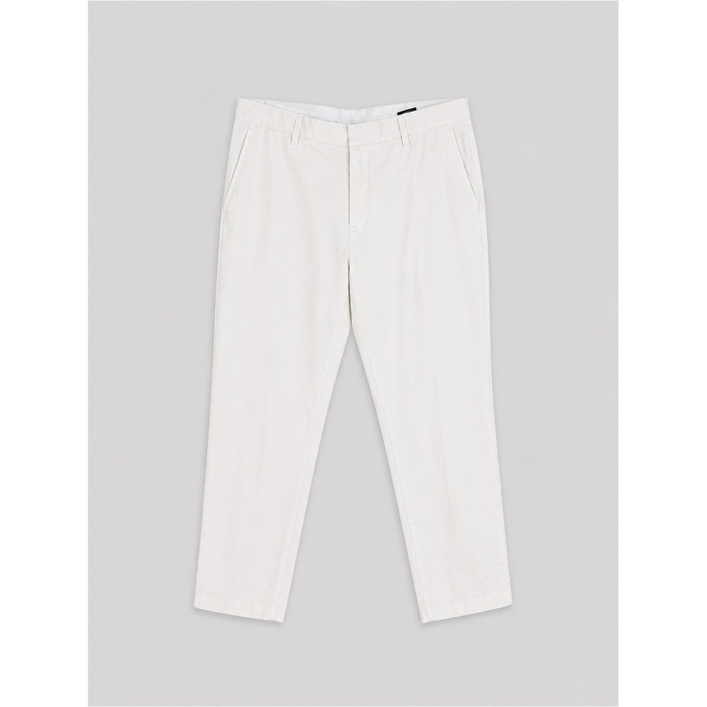Liz Claiborne Mens Linen Chino Pants Size 36 Preppy Beachy Coastal Resort White